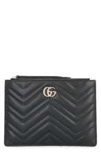 Load image into Gallery viewer, GG Marmont leather flat pouch
