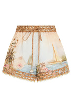 Load image into Gallery viewer, Printed linen shorts
