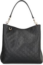 Load image into Gallery viewer, GG Emblem leather bucket bag
