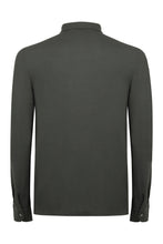 Load image into Gallery viewer, Long sleeve cotton polo shirt
