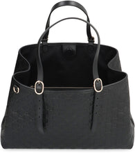 Load image into Gallery viewer, GG Emblem large leather tote
