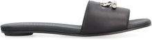 Load image into Gallery viewer, Leather slides with logo
