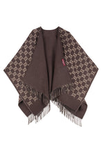 Load image into Gallery viewer, Jacquard wool cape
