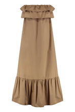 Load image into Gallery viewer, Poplin off-the-shoulder dress
