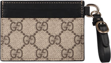 Load image into Gallery viewer, GG Emblem coated canvas card holder
