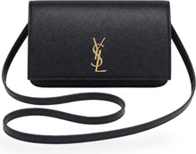 Load image into Gallery viewer, Shoulder bag in leather with logo
