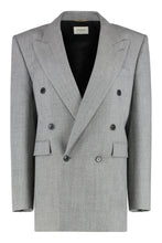 Load image into Gallery viewer, Double-breasted wool jacket
