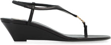 Load image into Gallery viewer, Cassandre leather wedges
