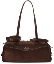 Load image into Gallery viewer, Bowling bag Carrie small in suede leather
