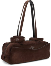 Load image into Gallery viewer, Bowling bag Carrie small in suede leather
