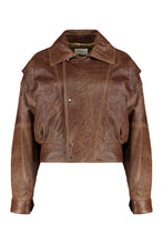 Load image into Gallery viewer, Lambskin bomber jacket
