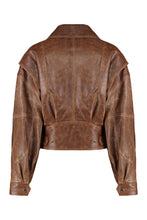 Load image into Gallery viewer, Lambskin bomber jacket

