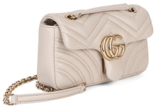 Load image into Gallery viewer, GG Marmont small shoulder bag in matelassé leather
