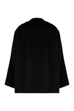 Load image into Gallery viewer, Virgin wool double-breasted peacoat
