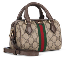 Load image into Gallery viewer, Ophidia mini handbag in printed canvas
