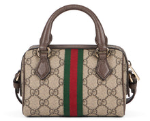 Load image into Gallery viewer, Ophidia mini handbag in printed canvas
