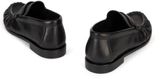 Load image into Gallery viewer, Leather moccasin with logo
