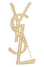 Load image into Gallery viewer, OPYUM YSL Gold-tone brass brooch
