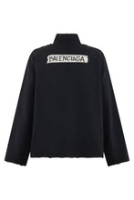 Load image into Gallery viewer, Cotton hoodie with half zip
