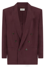 Load image into Gallery viewer, Double-breasted blazer in silk
