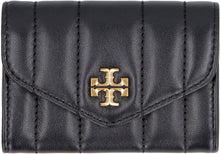 Load image into Gallery viewer, Quilted leather card holder
