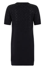 Load image into Gallery viewer, Dress in fine wool with GG crystals
