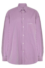 Load image into Gallery viewer, Loose striped cotton shirt
