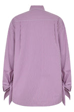 Load image into Gallery viewer, Loose striped cotton shirt
