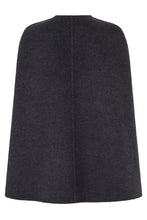 Load image into Gallery viewer, Cape in wool and silk with clasp
