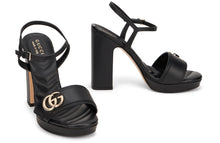 Load image into Gallery viewer, GG Marmont sandals in leather
