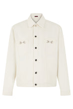 Load image into Gallery viewer, Denim jacket with clamps

