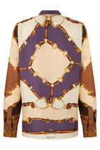 Load image into Gallery viewer, Silk shirt with print
