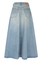 Load image into Gallery viewer, Long denim skirt
