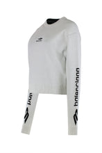 Load image into Gallery viewer, Crew neck sweater in wool double face
