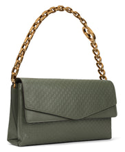 Load image into Gallery viewer, Leather bag with GG embossed monogram
