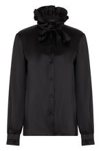 Load image into Gallery viewer, Silk blouse with bow

