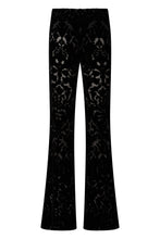 Load image into Gallery viewer, Velour pants with floral print
