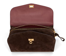 Load image into Gallery viewer, Shoulder bag Le 7 Media in suede leather
