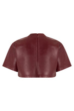 Load image into Gallery viewer, Short top in leather
