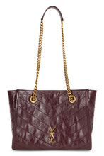 Load image into Gallery viewer, Niki tote bag with quilted chevron pattern
