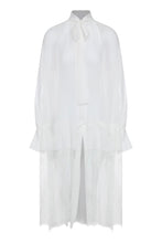 Load image into Gallery viewer, Silk and lace long shirt
