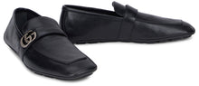 Load image into Gallery viewer, Leather loafers with logo
