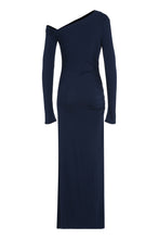Load image into Gallery viewer, Long one-shoulder dress
