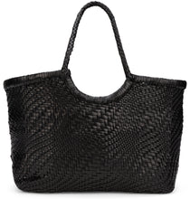 Load image into Gallery viewer, Woven leather shopping bag
