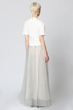 Load image into Gallery viewer, Polka-dot tulle skirt

