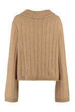 Load image into Gallery viewer, Cashmere sweater with polo collar
