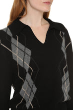 Load image into Gallery viewer, The Hana argyle sweater
