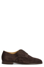 Load image into Gallery viewer, Laced shoes in suede leather
