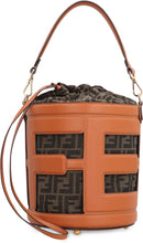 Load image into Gallery viewer, Fendi Step Out canvas bucket bag
