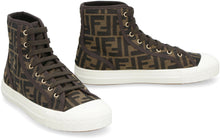 Load image into Gallery viewer, Fendi Domino high-top sneakers
